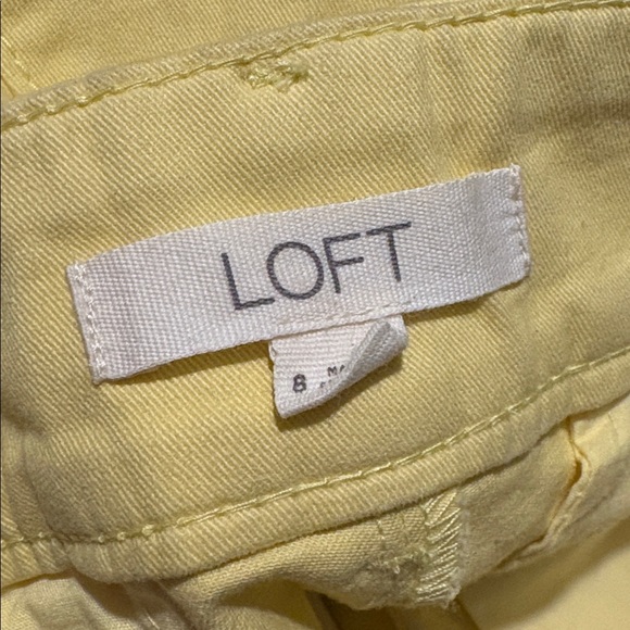 LOFT Slim Pencil Ankle Pants in Soft Yellow Size 8 -- ABSOLUTELY GORGEOUS!!! - Picture 7 of 8